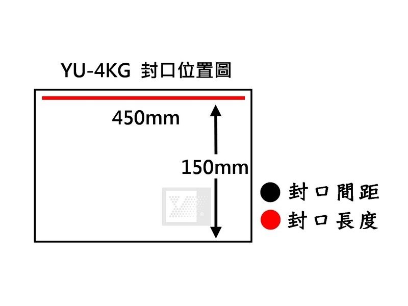 YU-4KGL Tabletop Dry Vacuum Packaging Machine(Vertical Type 4KG)
