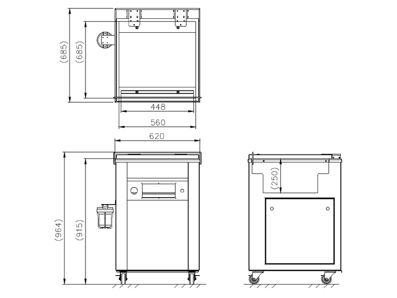 SC-520D Floor-Standing Deep-Chamber Stainless Steel Vacuum Packaging Machine