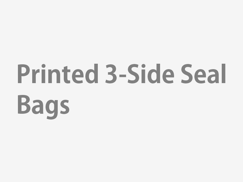 Printed 3-Side Seal Bags