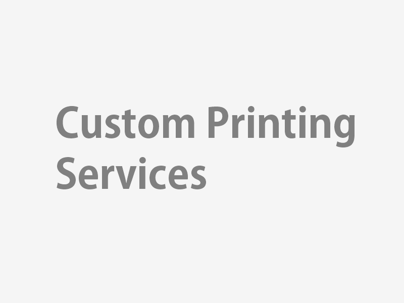 Custom Printing Services