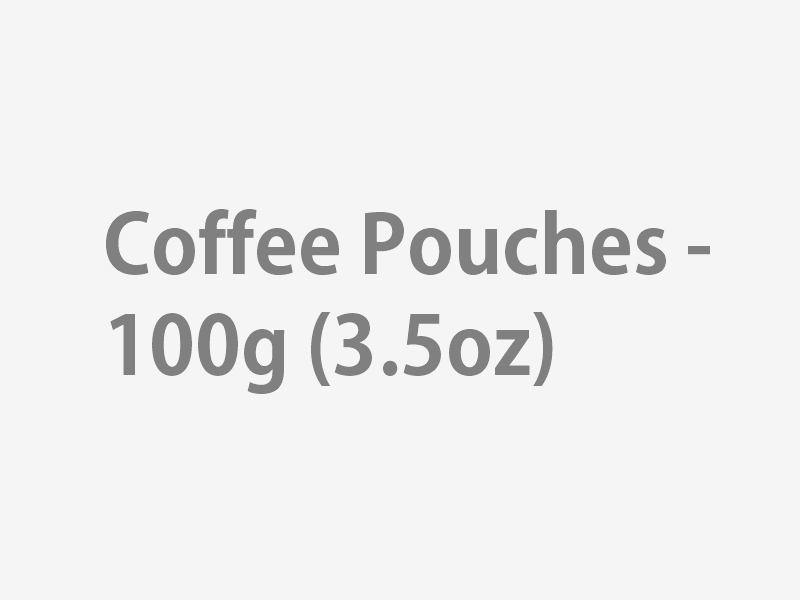 Coffee Pouches - 100g (3.5oz)
