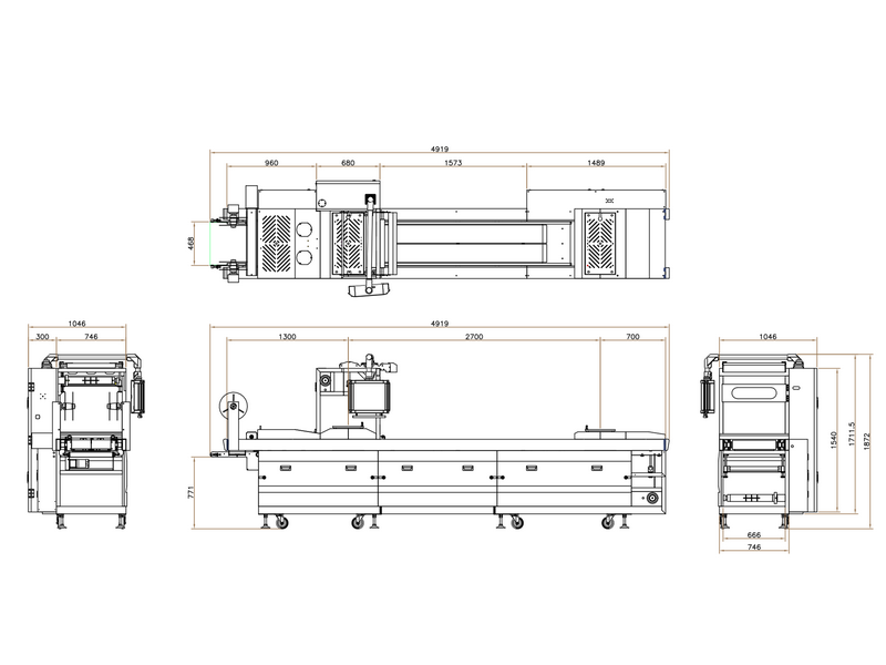 RS-460 Thermoforming Vacuum Packaging Machine