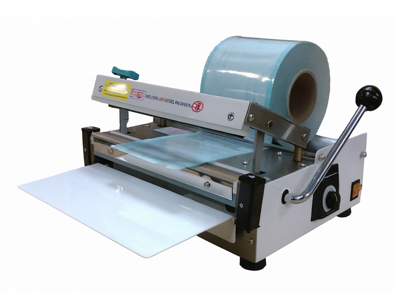 3010-MHD Temperature-Controlled Stainless Steel Hand Impulse Sealer with Cutter